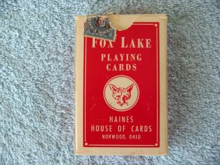 Svengali Miracle Deck Vintage Fox Lake Playing Cards Haines House Of Cards