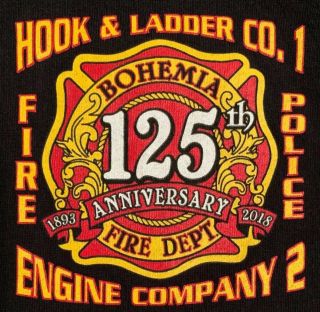 Bohemia Fire Department Suffolk County Long Island Ny T - Shirt Sz 2xl Fdny