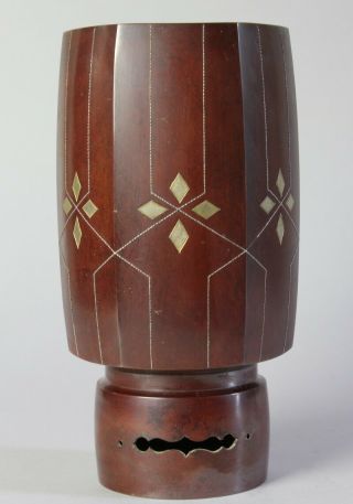 Exceptional Beaitiful Art Deco Signed Bronze Vase U76