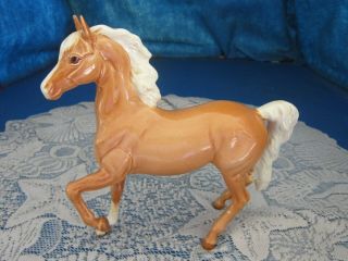 Beswick England Prancing Palomino Porcelain Horse Figurine