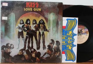 Kiss Lp “love Gun” Casablanca Nblp 7057 In Shrink With Gun
