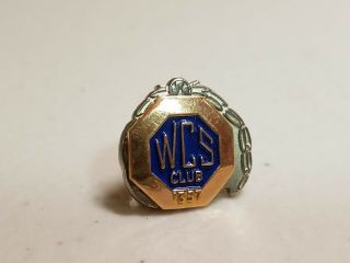 Vintage Combined Insurance Company Of America Wcs Club 10k Gold,  Sterling Pin 2