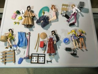 Love Hina 6 Figure Set - Kaiyodo - Complete -
