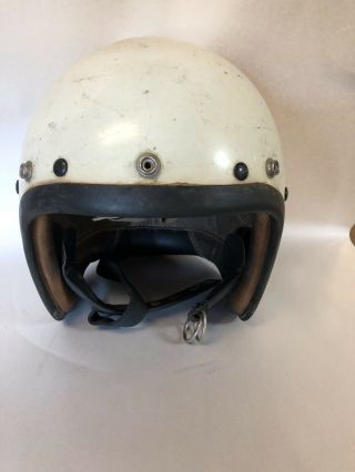 Vintage AGV Competition Motorcycle Helmet Jet Style AMA Group 1 Sz.  7 2