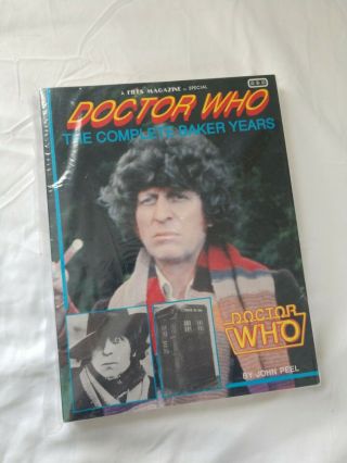 Doctor Who: The Complete Baker Years By John Peel 1987 Collectible Book