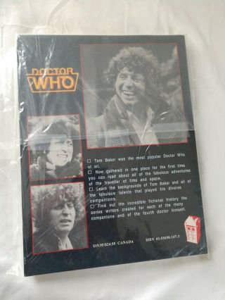 Doctor Who: The Complete Baker Years by John Peel 1987 Collectible Book 2