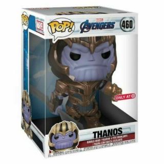 Funko Pop Marvel Avengers Endgame 460 Thanos 10 " Figure Rare Target Exclusive