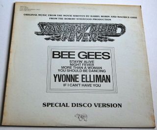 Bee Gees - Saturday Night Fever 12 " Vinyl - Promo Pro 033 Extended Versions