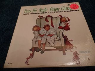 Fred Waring Twas The Night Before Christmas Lp Decca Dl 8171