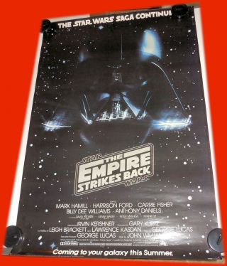 Star Wars The Empire Strikes Back 1979 Lucasfilm Ptw - 532 Poster 24 X36 Rolled