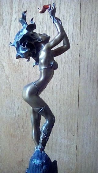 The Mistress Of Fire Bronze Statue From Franklin By Boris Vallejo