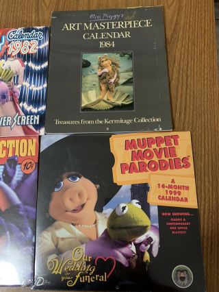 Muppet Parodies Miss Piggy Art Masterpiece Calendar 16 month Kermit 80’s 90’s 3