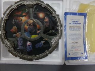 Star Trek The Way Of The Warrior Collector Plate By Dru Blair Hamilton Ds9