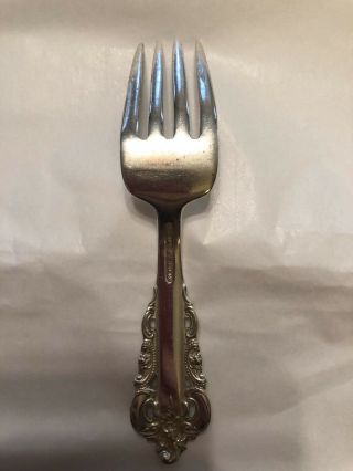Wallace Sterling Silver Grande Baroque Baby Childs Fork