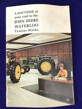 1969 John Deere Waterloo Tractor Brochure Pamplet