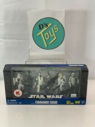Hasbro Star Wars The Clone Wars Commando Squad Kmart Exclusive