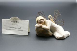 Dreaming Angel Ornament Willow Tree With Tag