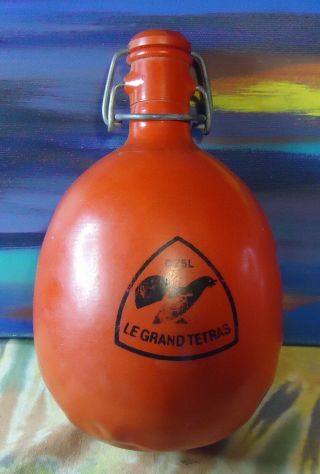 Le Grand Tetras - 0.  75l - Vintage - Red - Water Bottle - French