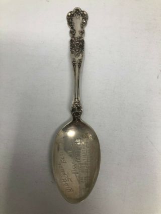 Gorham Sterling Silver Souvenir Spoon High School Blair Nebraska