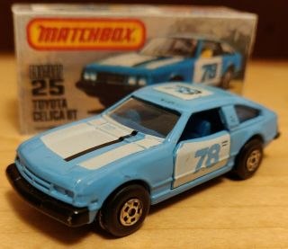 Matchbox Superfast 25 Toyota Celica Gt 1979 / Crafted Box