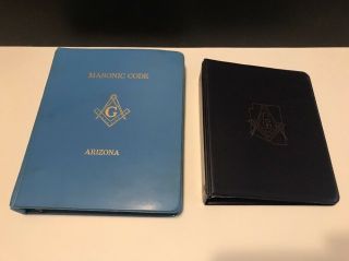 Grand Lodge Arizona Masonic Code Ritual Book & Amendments 1964 - Freemasonry