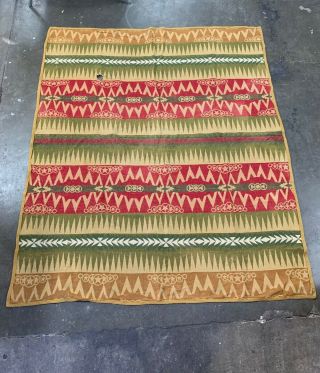 Vintage 1920’s Pendleton Style Blanket Trade Navajo Tribal Wool Aztec 30’s