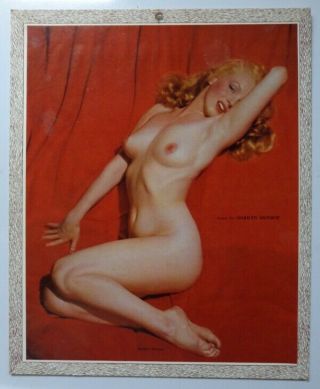 1953 Marilyn Monroe Calendar (salesman Sample)