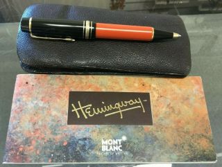 Mont Blanc Meisterstuck Ernest Hemingway Limited Edition Ballpoint Pen
