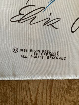 Elvis Presley Enterprises 1956 Vintage Handkerchief/Scarf 2