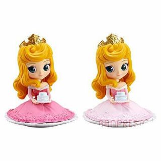 Q Posket Sugirly Disney Characters - Princess Aurora - All 2 Types Set