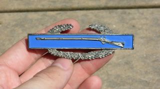 Ww2 Us Army Combat Infantry Badge Clutchback Sterling Silver