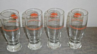 1964 - 65 NY World ' s Fair Schaefer Beer Glasses - Set of 4 2