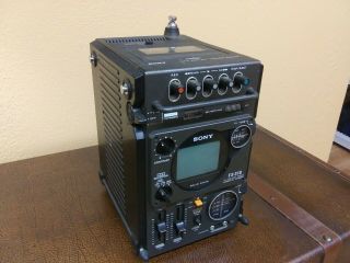 Vintage Sony Fx - 310 Tv Fm /am Cassette Radio Portable