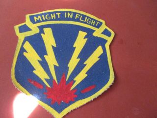 Wwii Usaaf Might In Flight 303 Rd Bomb Group 8th Aaf Flight Jacket Patch