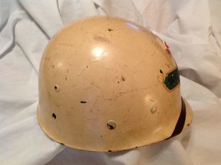 Ww2 U.  S.  M1 Westinghouse Helmet Liner,  School Safety Patrol,  Crack To Back
