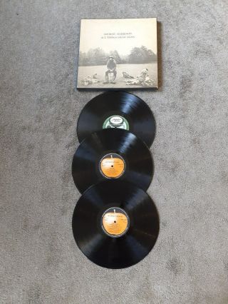 George Harrison All Things Must Pass Triple Vinyl Lp Box Set