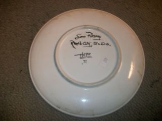 1971 SIOUX POTTERY RAPID CITY,  S.  D.  HEPO SIGNED 12 - 3/4 