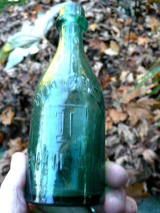 1860s Blob Top Soda Twitchell Philada.  Light Green
