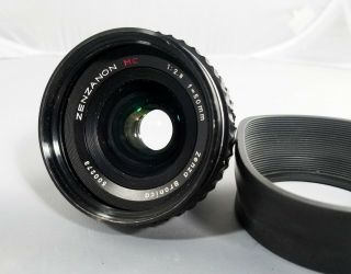 Vintage Zenza Zenzanon Mc 50mm F=2.  8 Medium Format Cameras