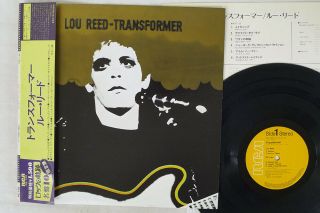 Lou Reed Transformer Rca Pg - 108 Japan Cap Obi Vinyl Lp