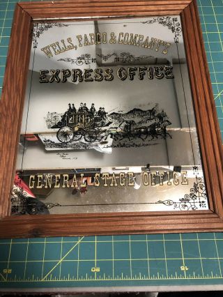 Tiffany & Co.  Wells Fargo Stage Office Mirror Express Office