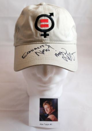 Equality Now Hat,  Signed By Alan Tudyk As " Wash ",  Star Of Firefly & Serenity