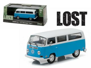 1/43 Greenlight Lost Tv Dharma Van 1971 Volkswagen Type 2 Diecast Blue 86471