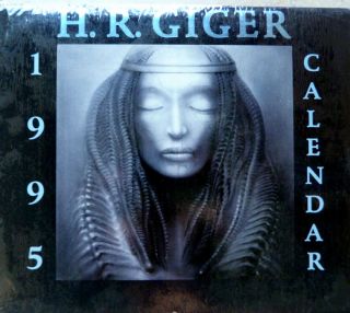 H.  R.  Giger Calendar 1995 - - In Shrink Wrap