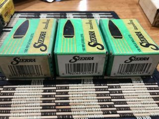 Sierra GameKing,  30 cal, .  308,  165,  180 Spitzer,  Boat Tail,  Vintage,  Ammo,  Box 3