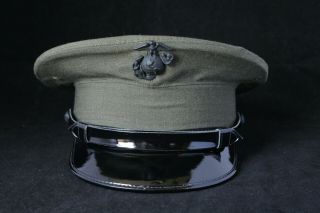 Wwii (world War 2) U.  S.  Marines Hat/cap - Size 6 3/4
