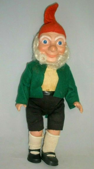 Vintage Lucky Leprechaun Elf Gnome Doll Made In Ireland