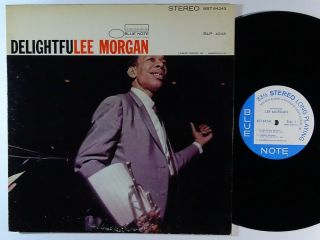 Lee Morgan Delightfulee Lp On Blue Note Vg,