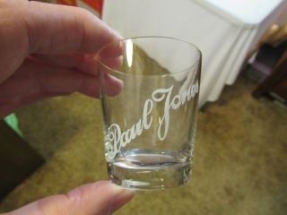 Paul Jones - Vintage Shot Glass - - Paul Jones Whiskey