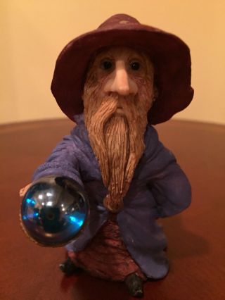 Clarecraft Hooded Wizard With Crystal Ball Made In England